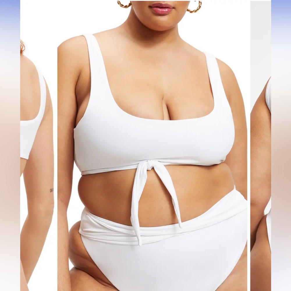 Good American 10 Ways To Wear Bikini Top White - Picture 7 of 11